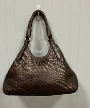 Load image into Gallery viewer, Cole Haan metallic brown handbag
