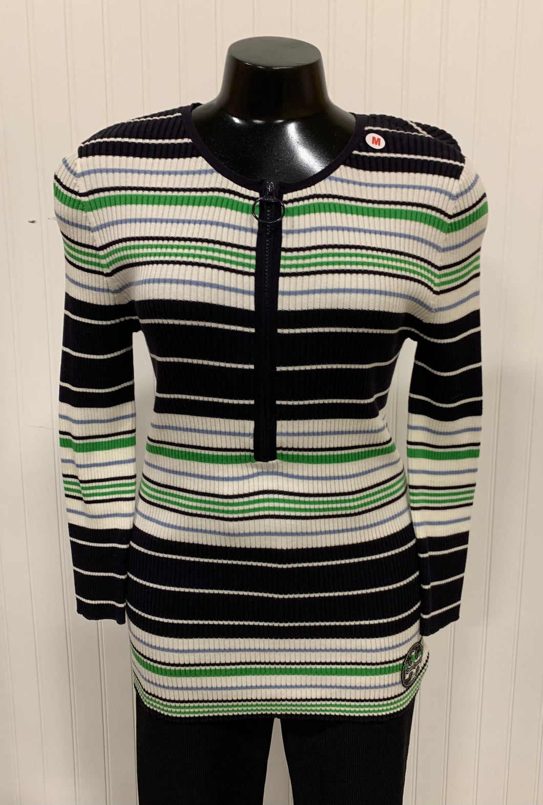 Tory Burch Half Zip Sweater. Size M