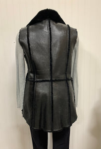 Worth Leather Jacket Vest Size 4