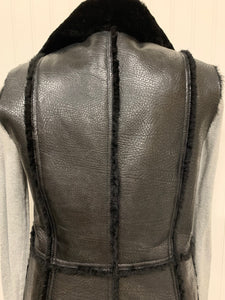 Worth Leather Jacket Vest Size 4