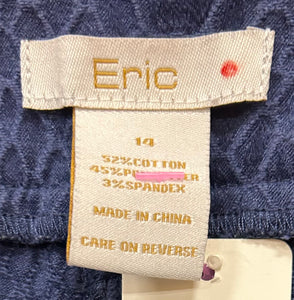 Eric blue pants, size 14