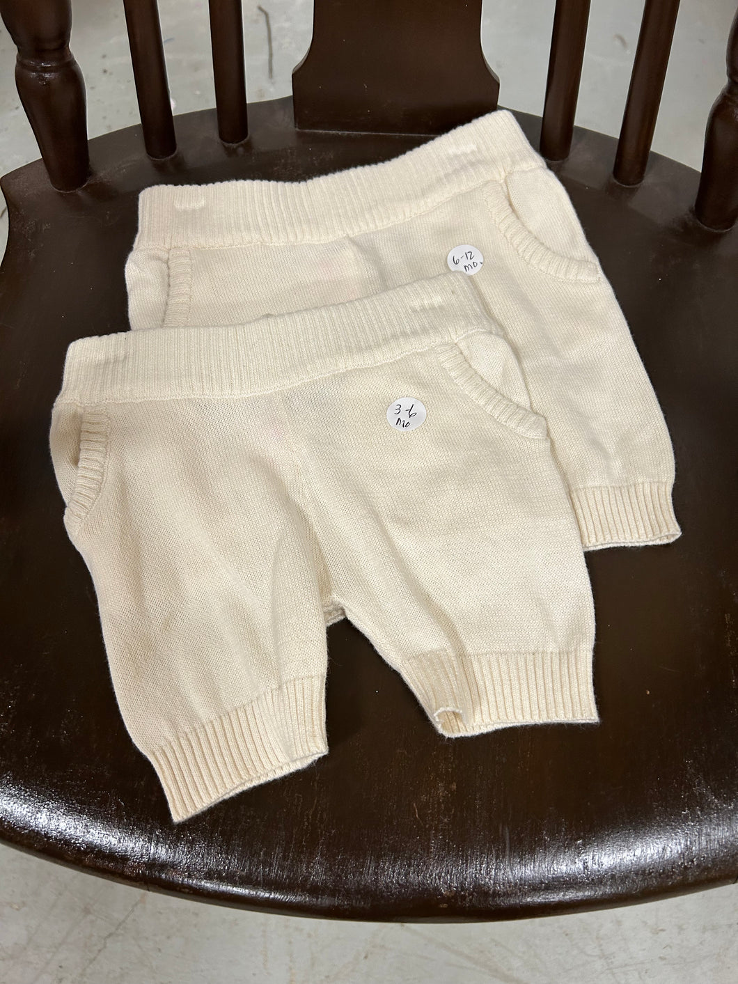 Viverano, cream, cotton knit, size 6-12 months