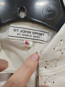 St. John Sport Leather Jacket