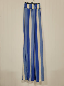 Blue and Cream Striped Pants, size XL