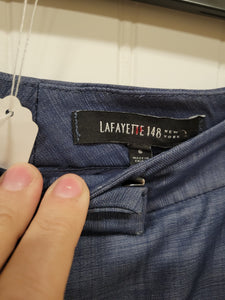 Lafayette 148 New York Blue Dress Pants