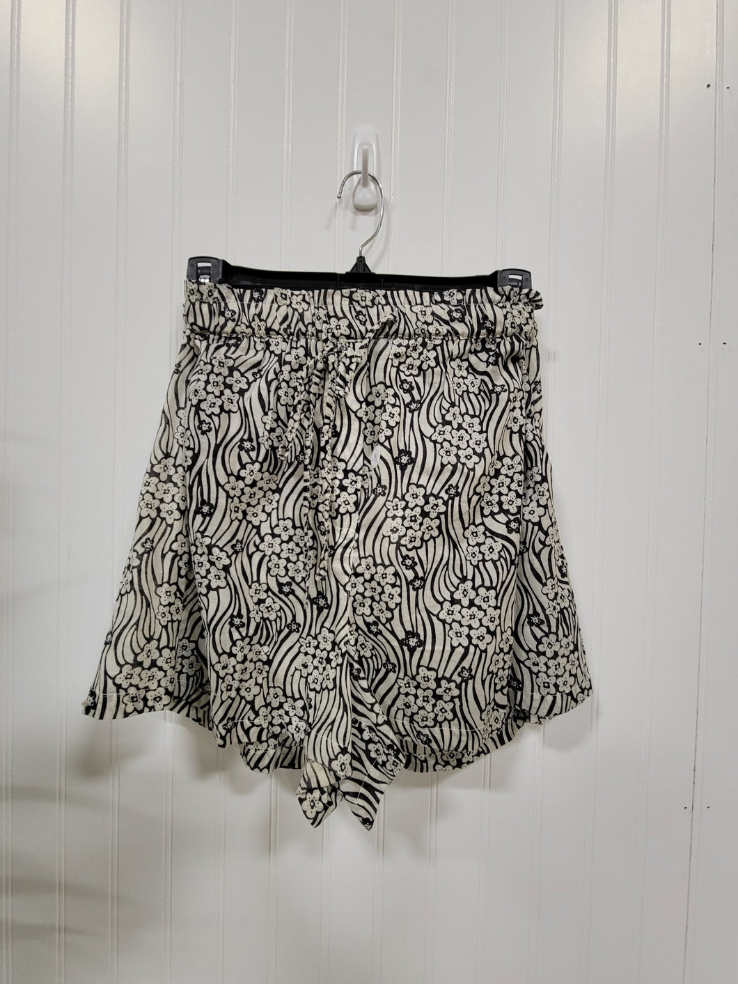 Tan & Black Floral Shorts