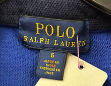 Load image into Gallery viewer, Polo by Ralph Lauren, shirt, size 6
