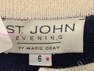 St. John Evening, by Marie Gray, 2pc. Dress, size 6