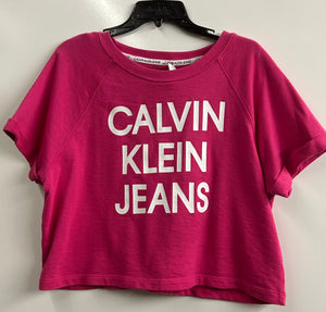 Calvin Klein, cropped top, size Small